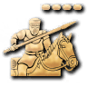 Elite Gilded Horseman