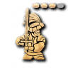 Gilded Landsknecht